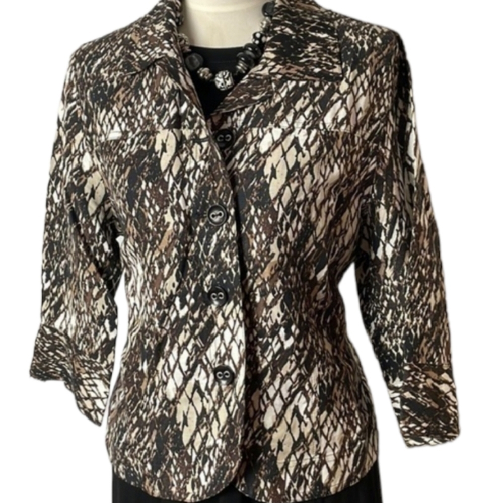 EAST 5TH animal print blazer PL